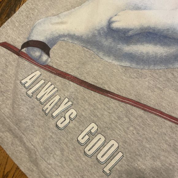 Vintage Coca Cola Polar Bear Crewneck Sweatshirt Mens M Womens XL - Picture 5 of 9